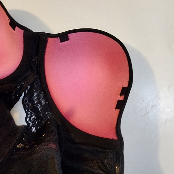 PINK by Victoria's Secret Black Studded Strappless Bra 34B - Picture 7 of 8